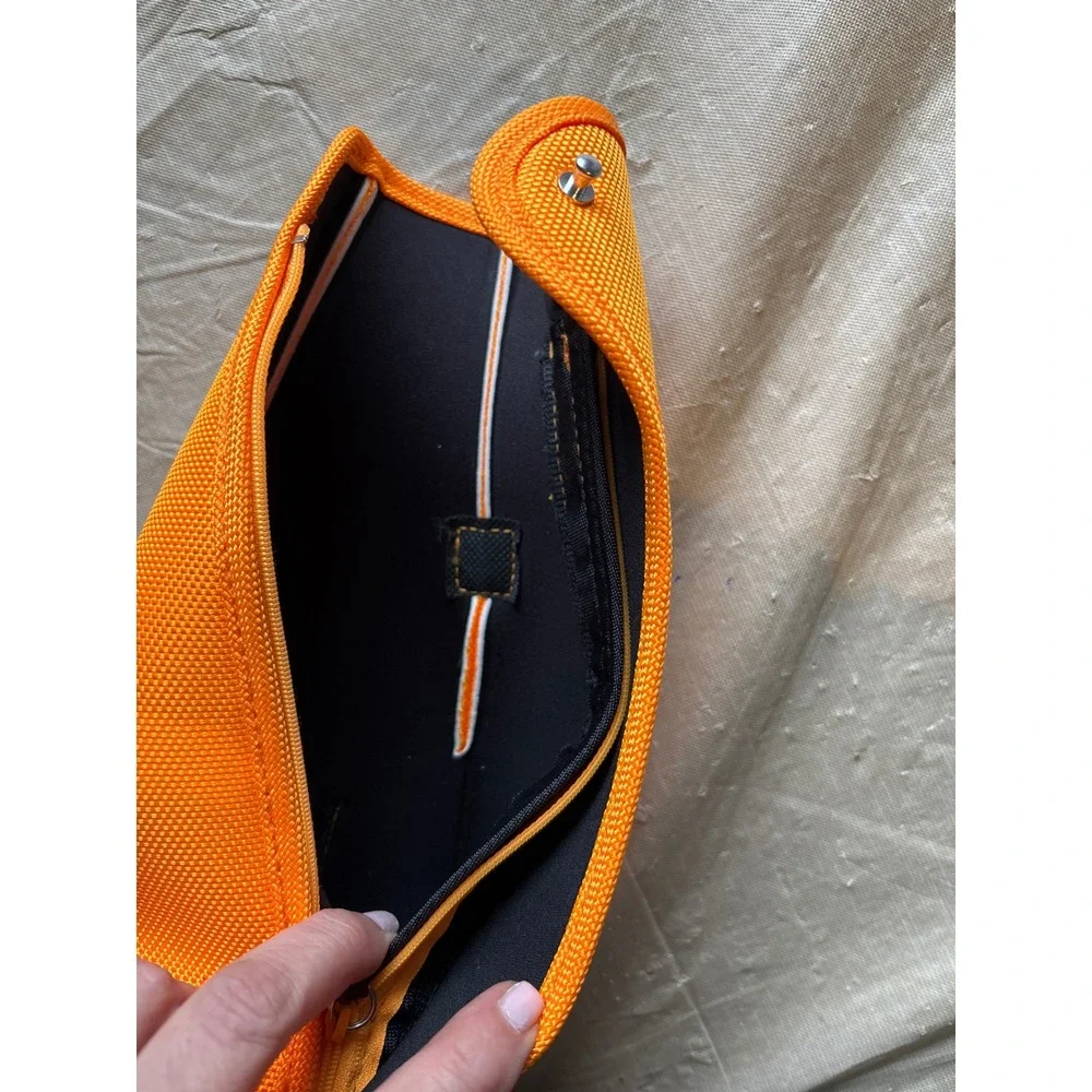 Veuve Clicquot Champagne Bottle Chiller Ice Jacket Orange Insulated Carrier 12in